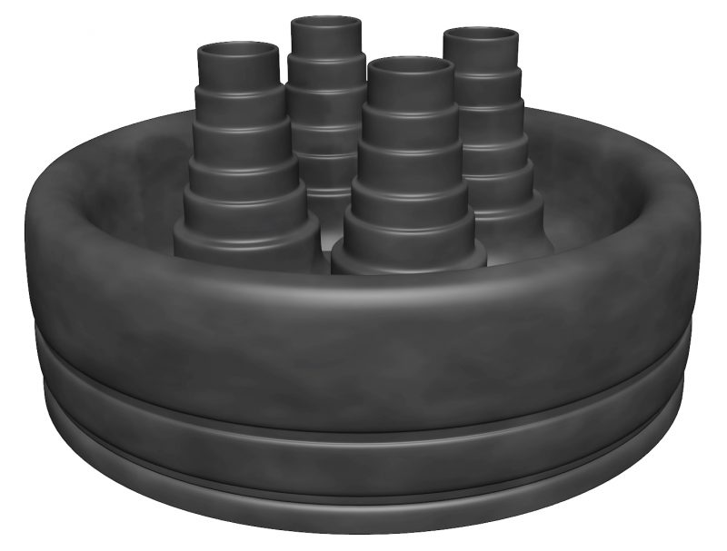 Резиновые защитные наконечники для многотрубн...